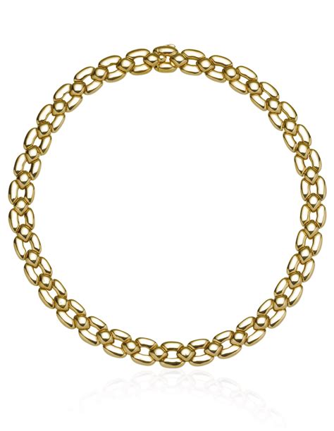 cartier gold necklace.